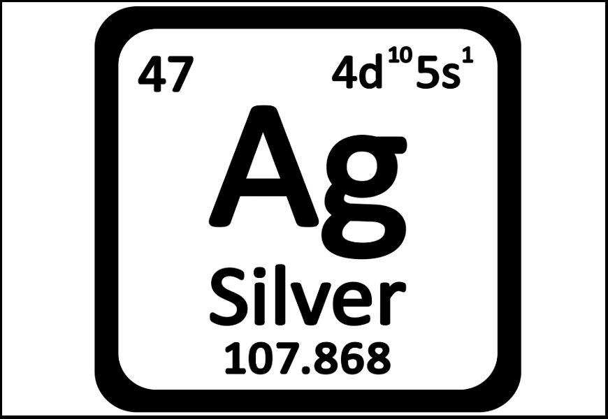 Wie wird Silber in der Mendelejew-Tabelle bezeichnet?