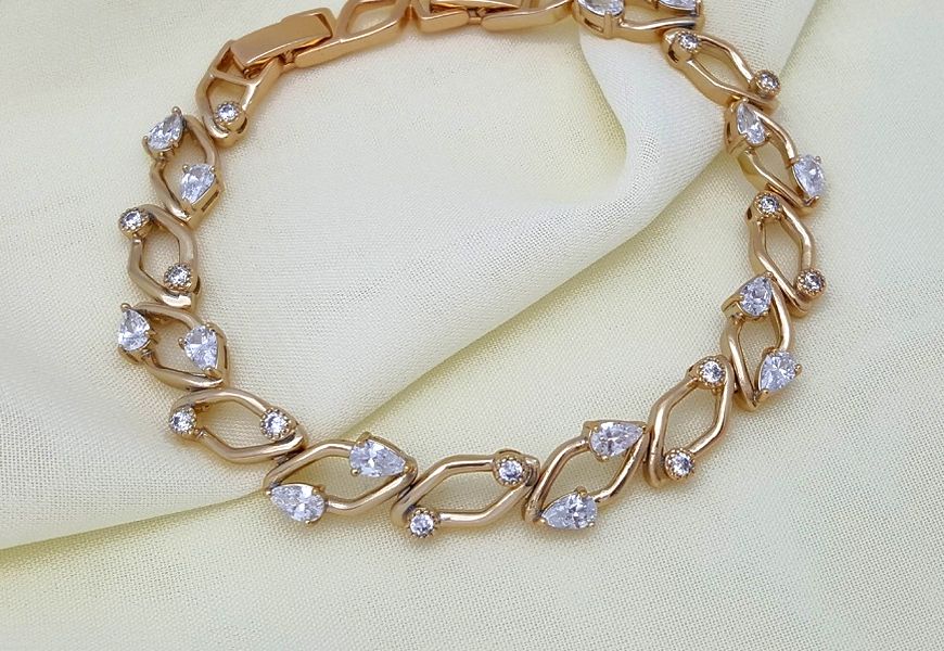 Bracelet en forme de losange