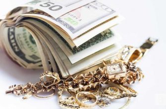 Bijoux en or provenant d'un prêteur sur gages